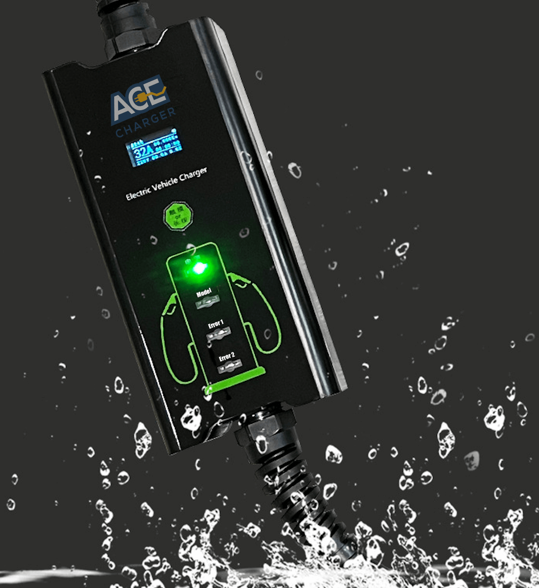 waterproof ev portable charger
